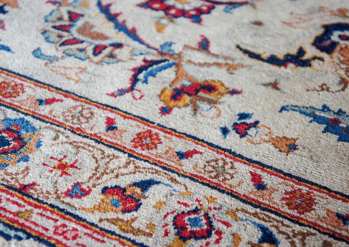 Persian rug with intricate pattern, specialist rug cleaning by The Carpet Guys Johannesburg