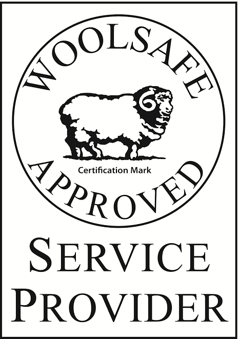 WoolSafe Approved Service Provider certification mark held by The Carpet Guys